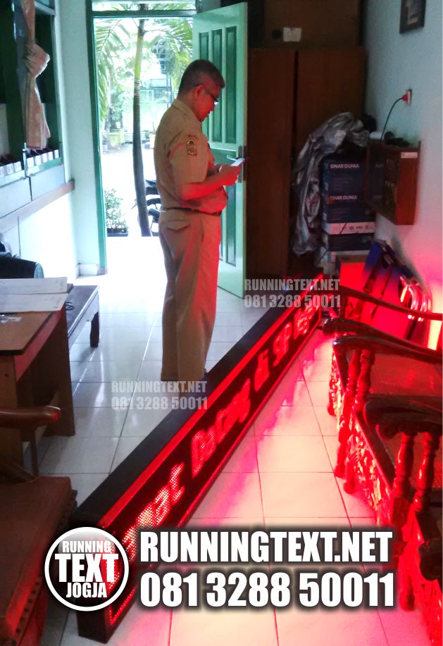 Running text murah jogja