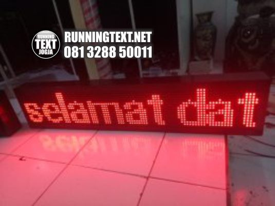 harga running text merah jogja
