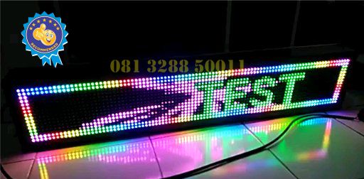 harga running text warna warni di jogja