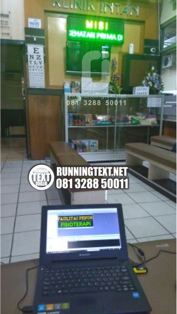 jual running text di jogjakarta