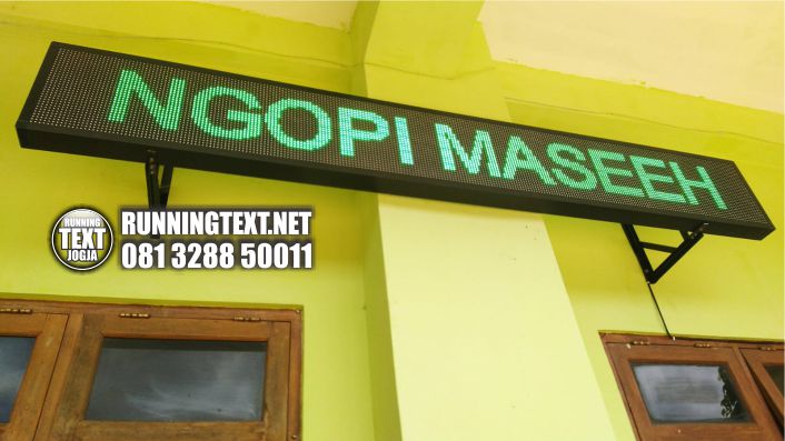 jual running text hijau jogja
