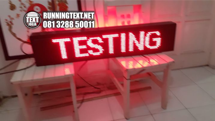 jual running text jogja