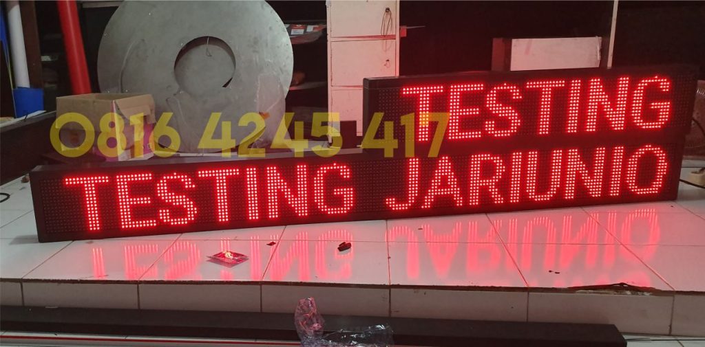 jual running text merah jogja