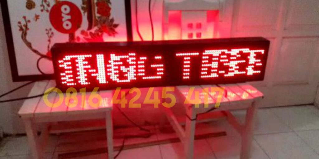 running text led merah jogja