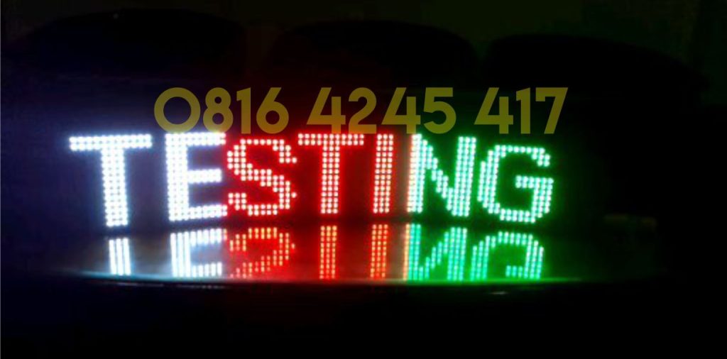 running text led murah