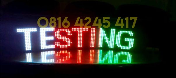 running text led murah