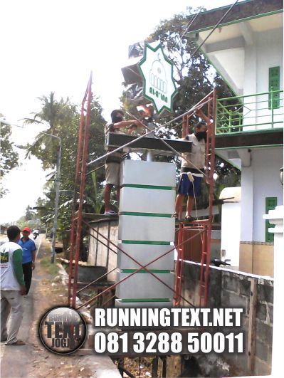 running text murah berkualitas jogja