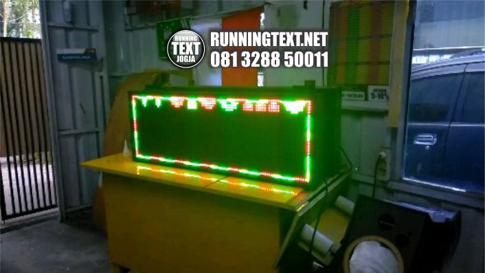 running text murah di jogja