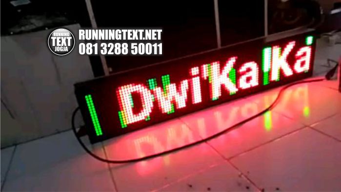 toko running text murah