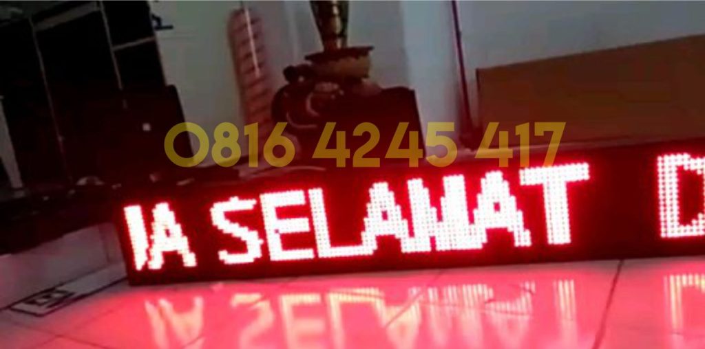 tulisan berjalan di jogja