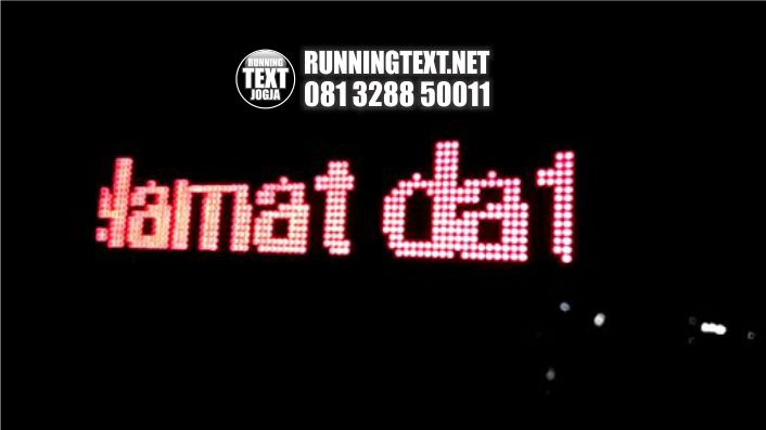 tulisan berjalan jogja